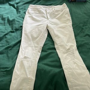 Universal thread white ripped jeggings